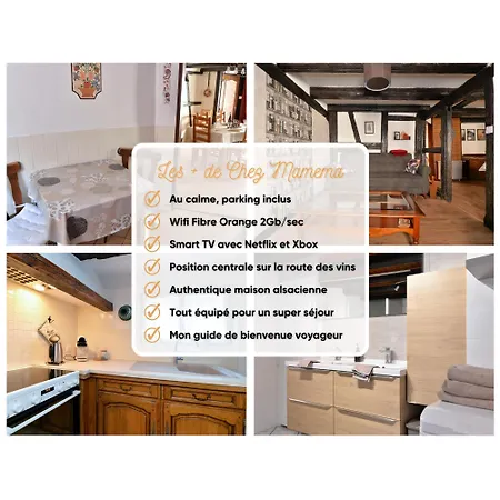 Dom wakacyjny Chez Mamema, Maison Alsacienne Route Des Vins *