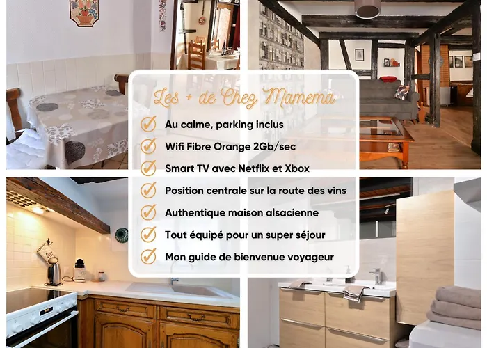 Tatil Evi Chez Mamema, Maison Alsacienne Route Des Vins *
